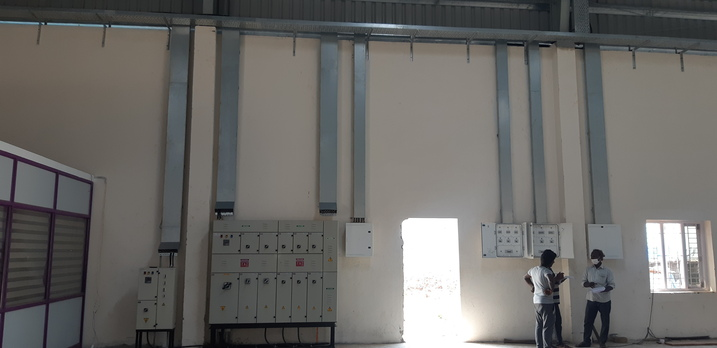 PANEL AND CABLE TRAY ERACTION WORK