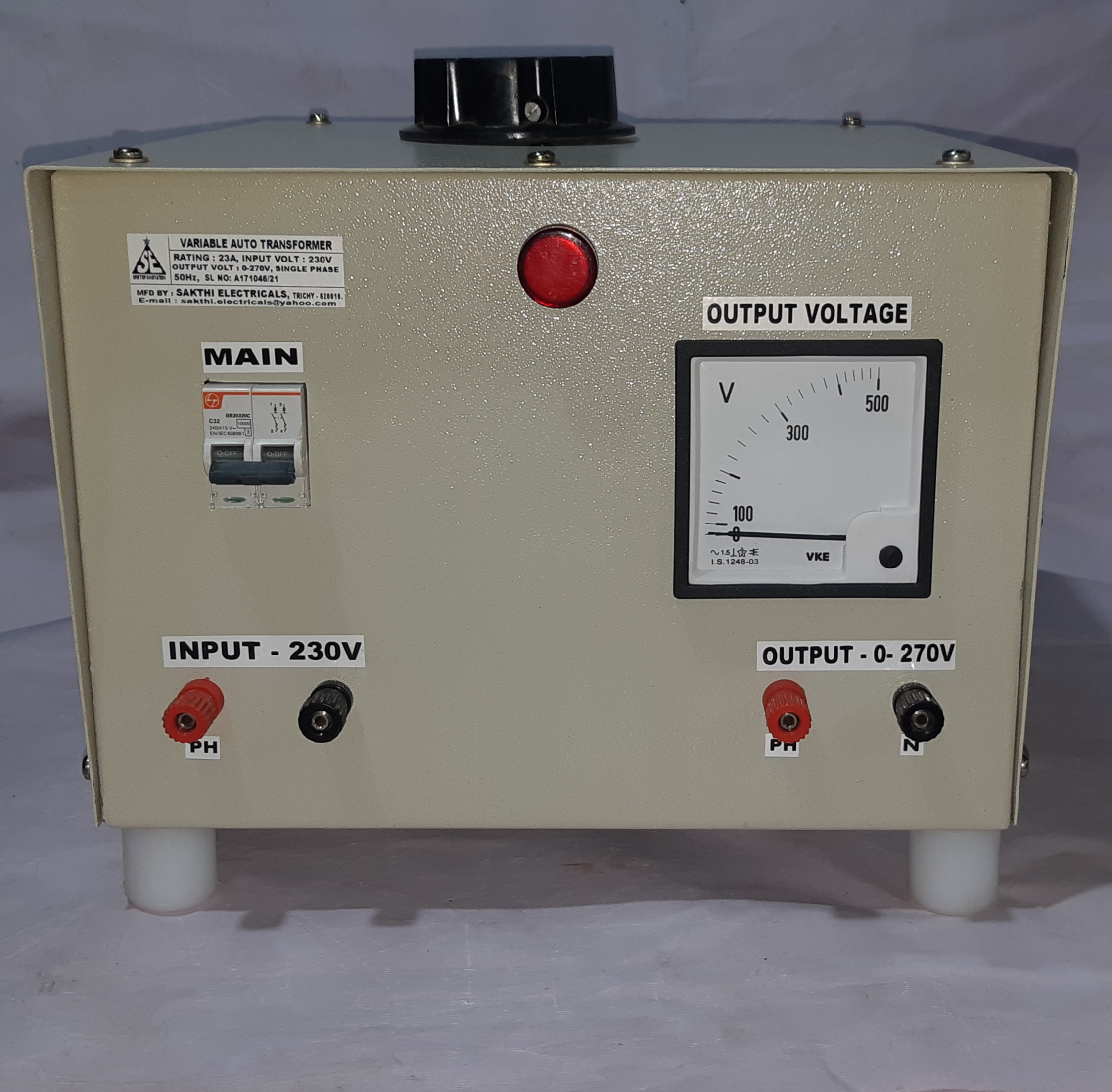 VARIABLE AUTO TRANFORMER